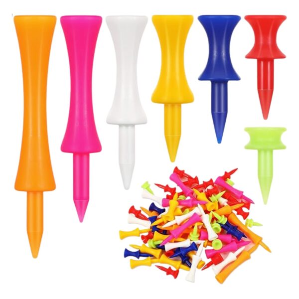 Golf Tees 30 Pack - Step Plastic Durable Design - Image 2