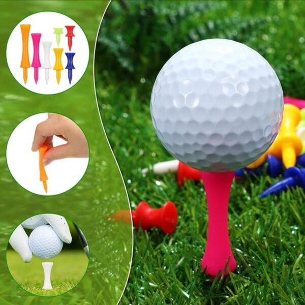 Golf Tees 30 Pack - Step Plastic Durable Design - Image 10
