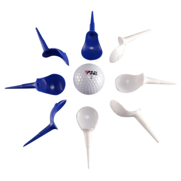 Golf Tees 10 Pack - 55mm Spoon Head Plastic Design - Image 2